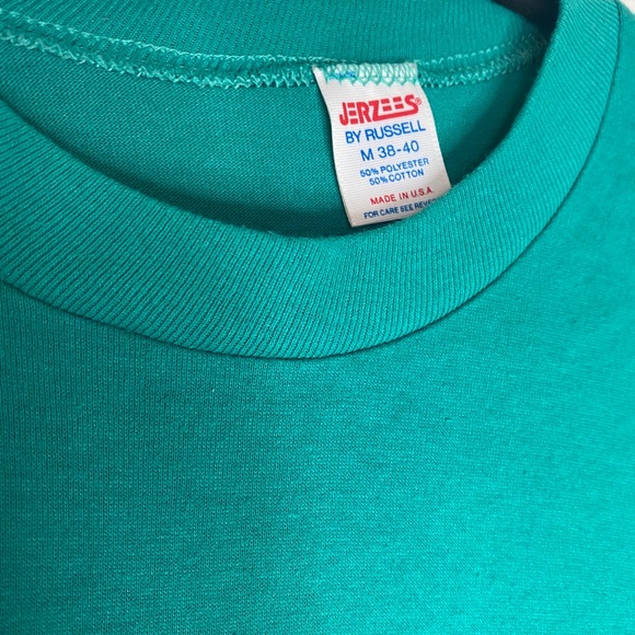 Vintage 1984 Jerzees Great White Shark Fluidvisions PCB T-Shirt Medium Florida - Picture 3 of 6